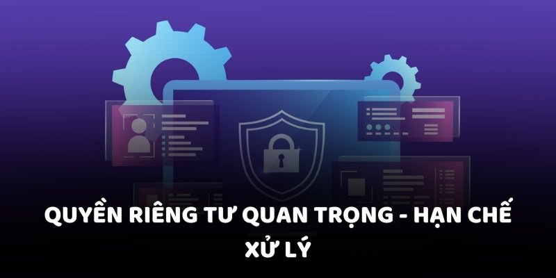 Quyền riêng tư quan trọng - Hạn chế xử lý
